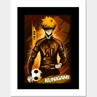 Attack of Silhouette Muscle Kunigami Posters and Art